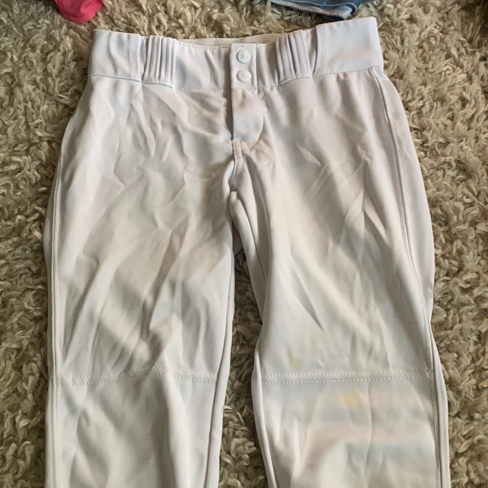 White Champro girls softball pants